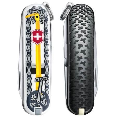 Кишеньковий ніж Victorinox Classic LE Bike Ride чорний/жовтий BikeRide