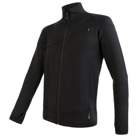 Чоловіча функціональна толстовка Sensor Tecnostretch, довга блискавка чорний
