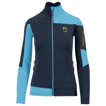 Жіноча функціональна толстовка Karpos Cherz W Fleece синій Midnight/Blue Atoll