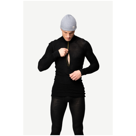 Чоловіча функціональна футболка Devold Wool Mesh Man Half Zip Neck