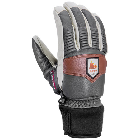 Лижні рукавички Leki Patrol 3D 2.0 сірий/білий/чорний graphite-off white-maroon