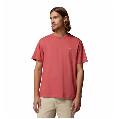 Чоловіча футболка Columbia Csc™ Basic Tee червоний Washed Red