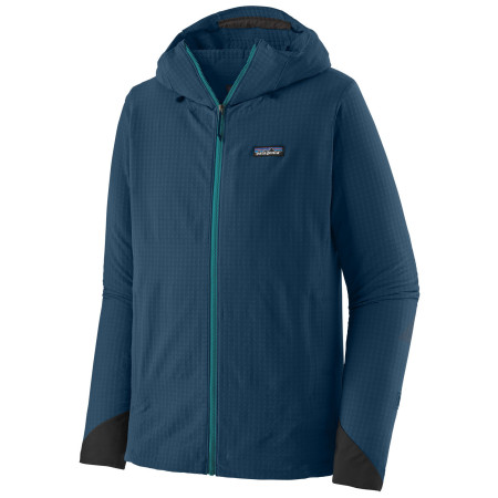 Чоловіча софтшелова куртка Patagonia R1 TechFace Hoody темно-синій