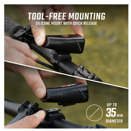 Набір фар Sigma Buster 150 + Nyte 10