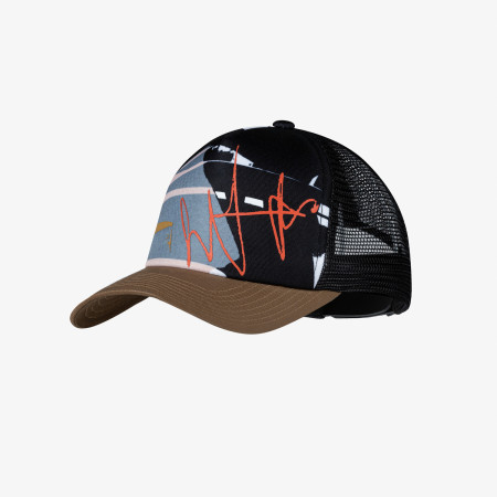 Дитяча кепка Buff Trucker Cap Youth чорний/коричневий Malm Multi