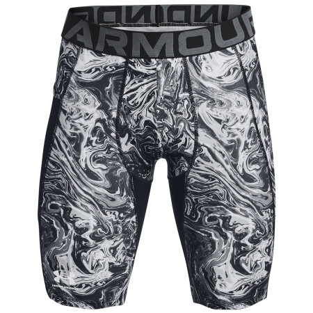Чоловіча функціональна нижня білизна Under Armour HG Armour Print Long Sts сірий Pitch Gray / / White