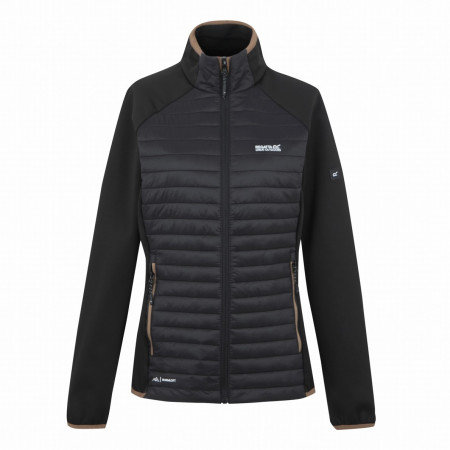 Жіноча куртка Regatta Women’s Clumber Hybrid чорний Black(Mocha)