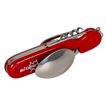 Skládací příborový set Bo-Camp Cutlery Tool 8 červená red