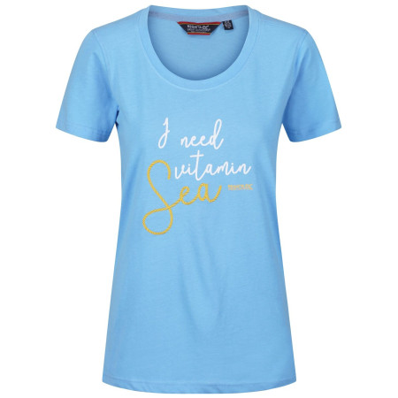 Жіноча футболка Regatta Filandra IV блакитний Blueskies