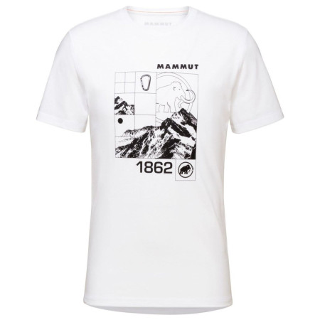 Чоловіча футболка Mammut Core T-Shirt Men Tiles білий white