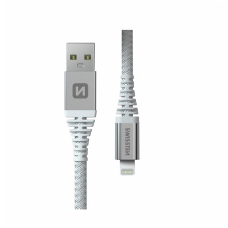 Кабель Swissten Kevlar USB / Lightning 1,5 m білий white