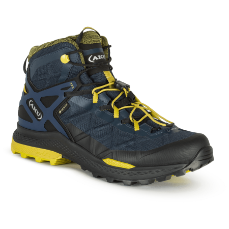 Чоловічі черевики Aku Rocket Mid Gtx темно-синій BLUE/MUSTARD