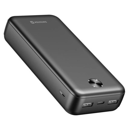 Повербанк Swissten Worx Pro 20000 mAh чорний black