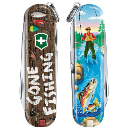 Кишеньковий ніж Victorinox Classic LE Gone Fishing синій GoneFishing