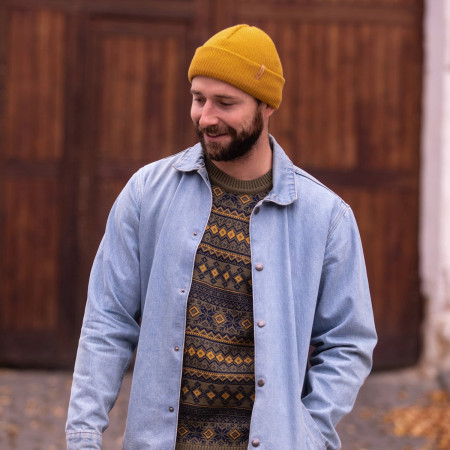 В'язана шапка Merino Kama A159