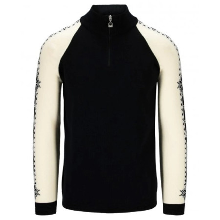 Чоловічий светр Dale of Norway Geilo Masc Sweater чорний/білий Black Offwhite