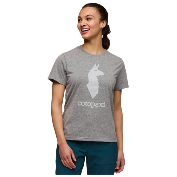 Жіноча футболка Cotopaxi Cotopaxi Llama T-Shirt сірий Heather Grey