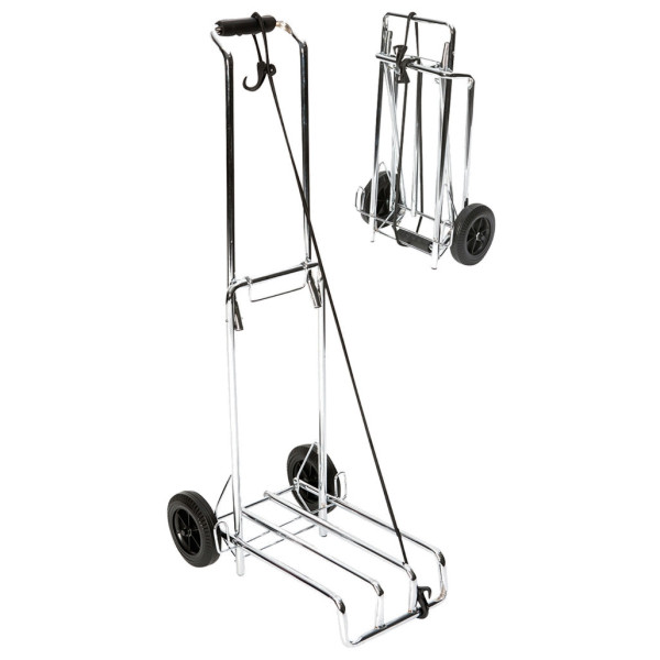 Візок Bo-Camp Bagage Trolley 40 kg срібний