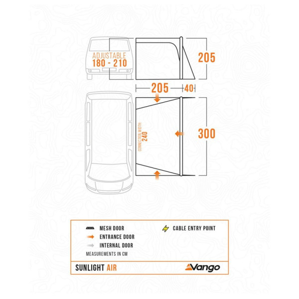 Приставний намет Vango Sunlight Air Low