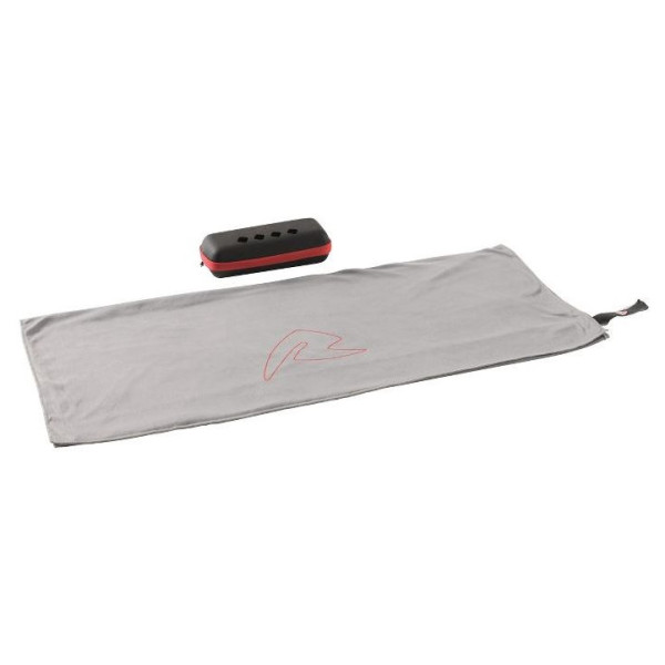 Рушник Robens Fjell Trekking Towel S сірий Black & Grey