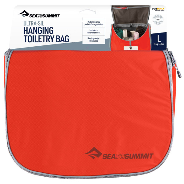Косметичка Sea to Summit Ultra-Sil Hanging Toiletry Bag Large помаранчевий