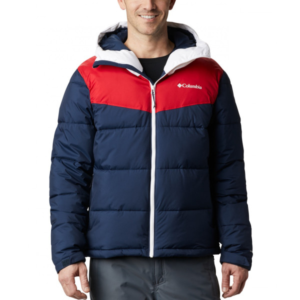 Чоловіча куртка Columbia Iceline Ridge Jacket темно-синій CollegiateNavyMountainRedWhite