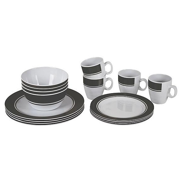 Набір посуду Bo-Camp Dinner set 16