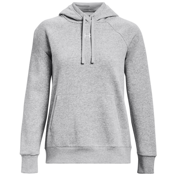Жіноча толстовка Under Armour Rival Fleece Hoodie сірий Mod Gray Light Heather / / White