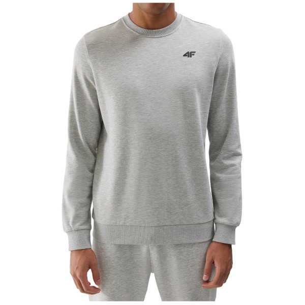 Чоловіча толстовка 4F Sweatshirt M1181 світло-сірий Cold Light Grey Melange