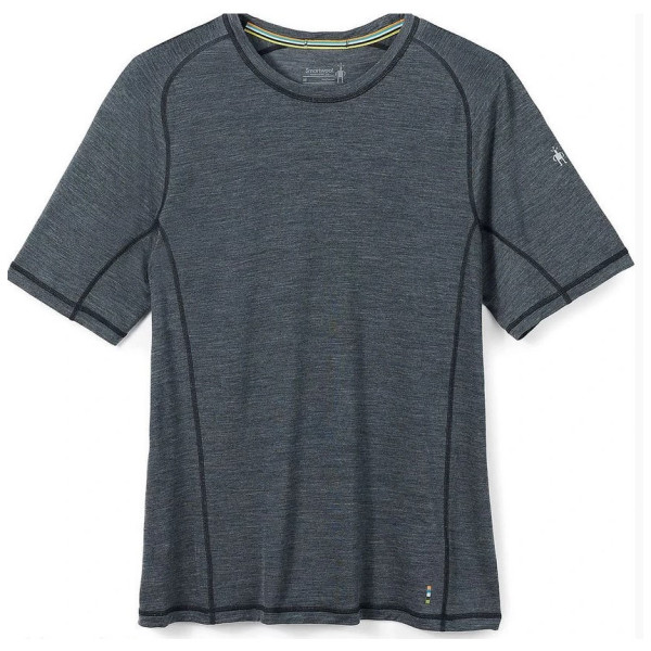 Чоловіча футболка Smartwool M Active Ultralite Short Sleeve сірий charcoal heather