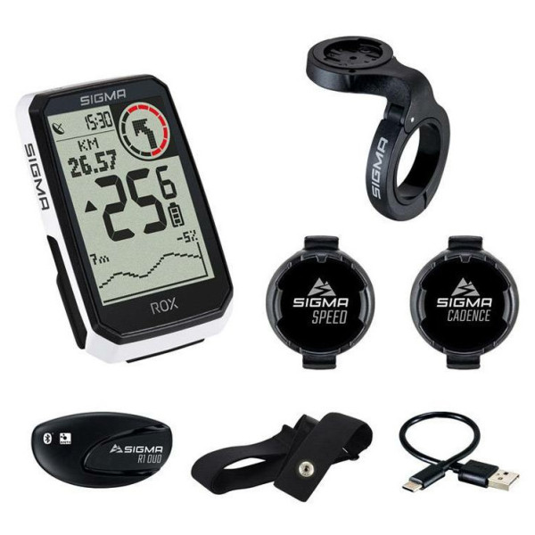 Велокомп'ютер Sigma Rox 4.0 Endurance Sensor set білий white