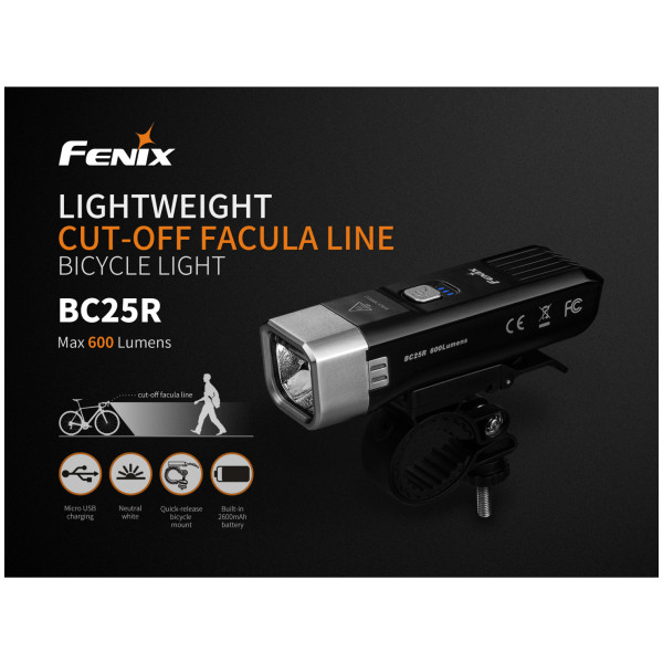 Переднє світло Fenix BC25R