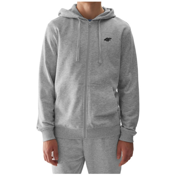 Чоловіча толстовка 4F Sweatshirt M0951 світло-сірий Cold Light Grey Melange