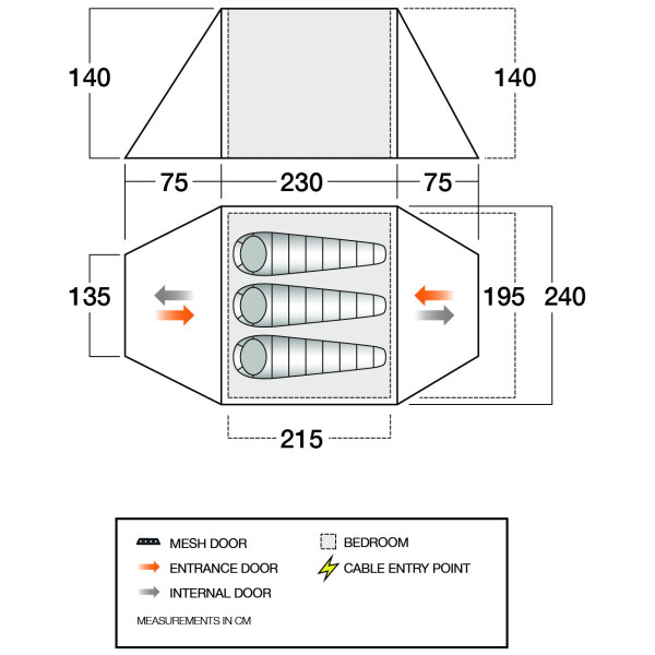 Намет Vango Classic Instant 300