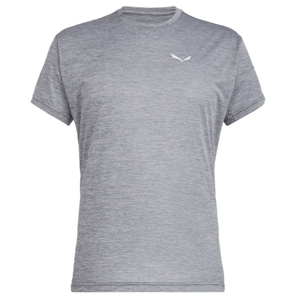 Pánské triko Salewa Puez Melange Dry M S/S Tee šedá 538 quiet shade melange