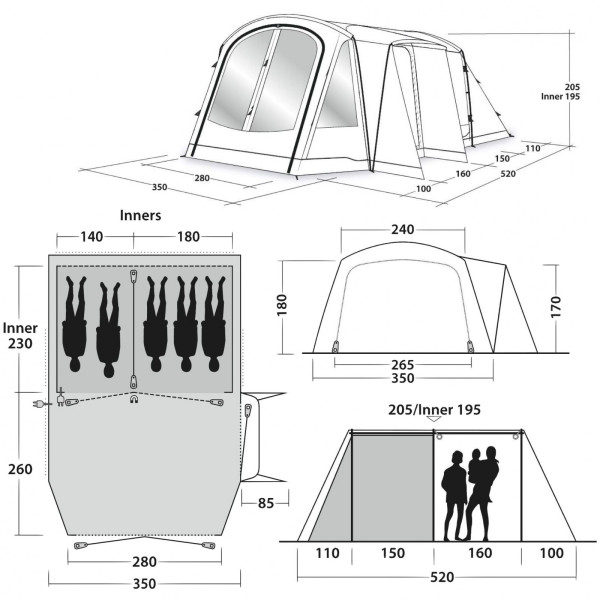 Намет Outwell Nevada 5PE