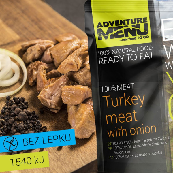 Готова їжа Adventure Menu 100% М’ясо індички з цибулею 200 г