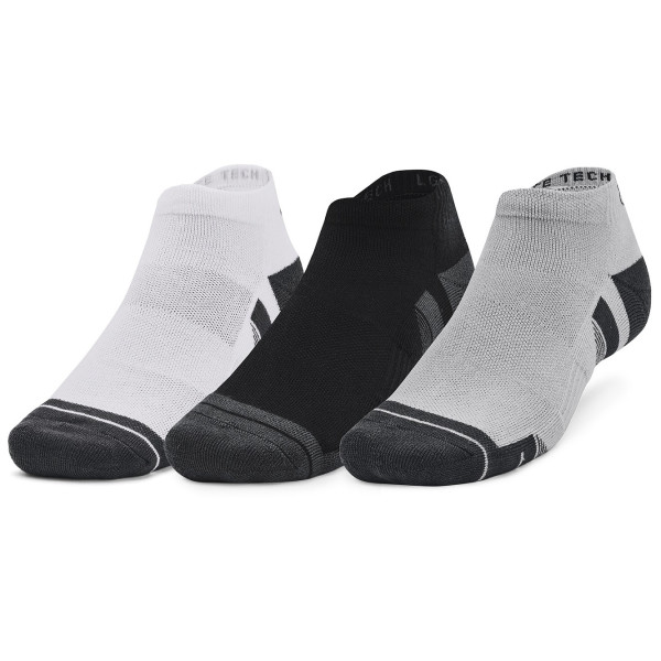 Набір шкарпеток Under Armour Performance Tech 3pk Low сірий Mod Gray / White / Jet Gray