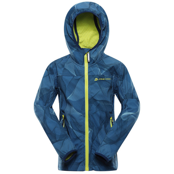 Дитяча софтшелова куртка Alpine Pro Hooro синій vallarta blue