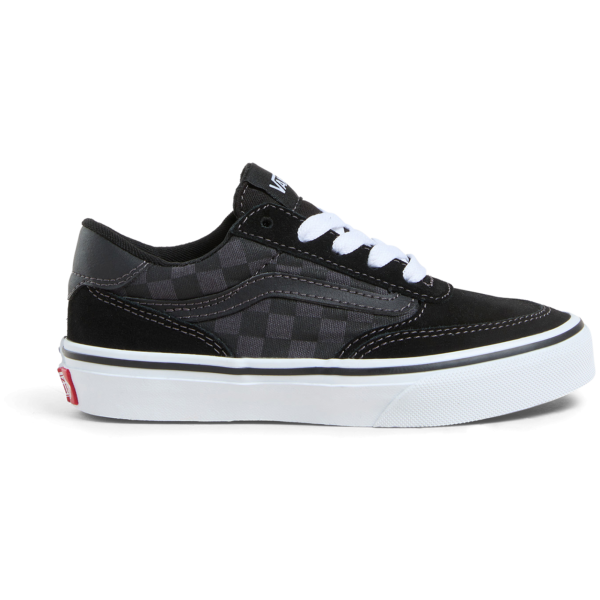 Дитячі черевики Vans Brooklyn Ls чорний/сірий Checkerboard Black/Asphalt