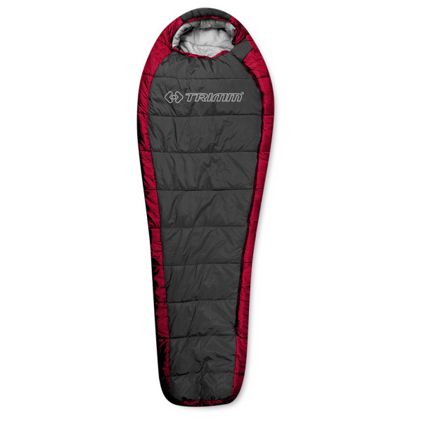 Spacák Trimm Highlander 195 cm šedá/červená red / dark grey