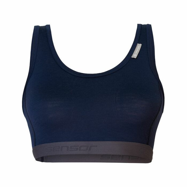 Спортивний бюстгальтер Sensor Merino Active Deep Blue синій