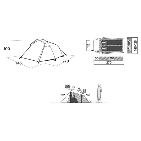 Туристичний намет Easy Camp Reindal 2