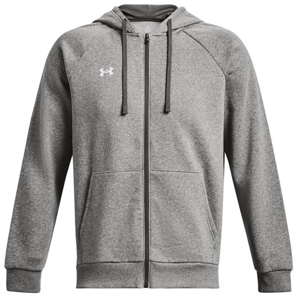 Чоловіча толстовка Under Armour Rival Fleece FZ Hoodie сірий Castlerock Light Heather / / White
