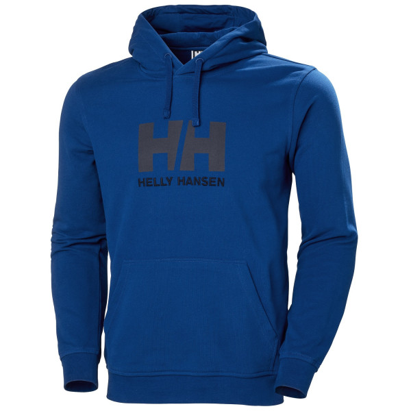 Чоловіча толстовка Helly Hansen Hh Logo Hoodie синій Deep Fjord