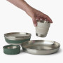 Набір посуду Sea to Summit Detour Stainless Steel Collapsible Dinnerware Set 6 Piece