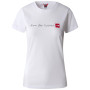 Жіноча футболка The North Face W S/S Neverstopexploring Tee білий/чорний