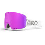 Лижна маска Giro Contour RS білий White/Silver Wordmark-Vivid Pink/Vivid Infrared (2skla)