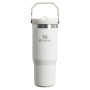 Термокружка Stanley Tumbler se slámkou/brčkem 890 ml білий