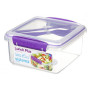 Svačinový box Sistema Lunch Plus To Go 1,2L fialová